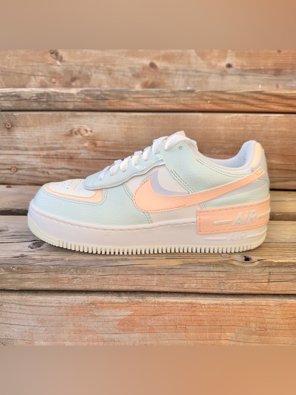 Nike Air Force 1 Shadow Barely Green Crimson Tint CU8591-104 Women’s Size 8